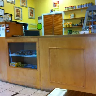 Counter register area