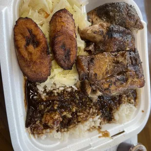 Jerk chicken plate