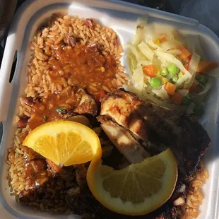 @jerkchicken perfect flavor not to spicy !