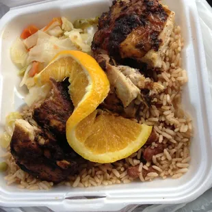 Jerk Chicken lunch $6.96