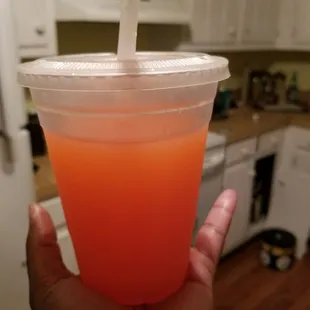 Jamaican sunset juice is so sweet and refreshing