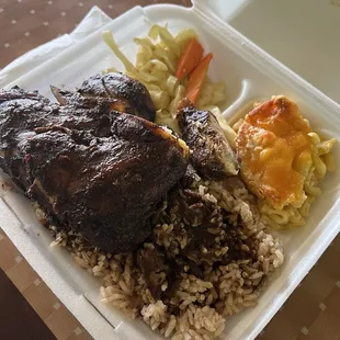 Jerk chicken plate