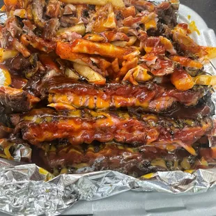 Jerk Fries and Ribs combo