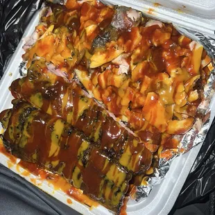 The ribs and jerk fires