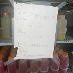 Lemonade flavors