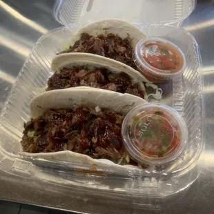 Beef Brisket Taco.So fresh and delicious!