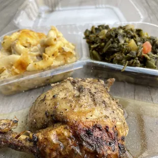 1/4 jerk chicken entree