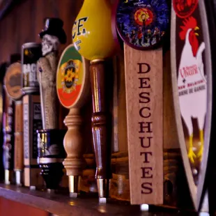 Always a line up of fresh craft ale
