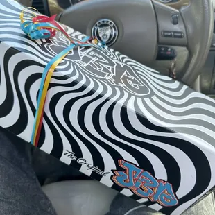 Wrapped item.