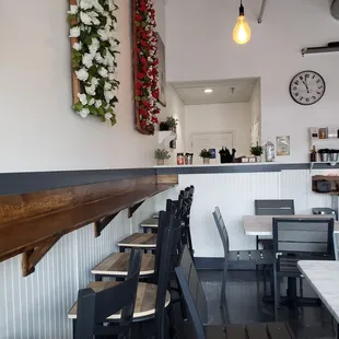 the dining area