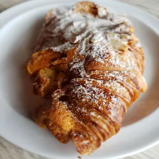 a pastry on a plate