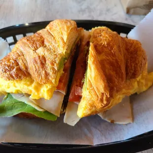 Breakfast Croissant! Yummy!