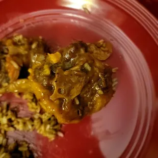 Oxtail with Yams &amp; Rice&amp;Peas.