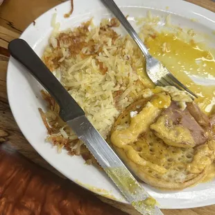 Raw hash browns