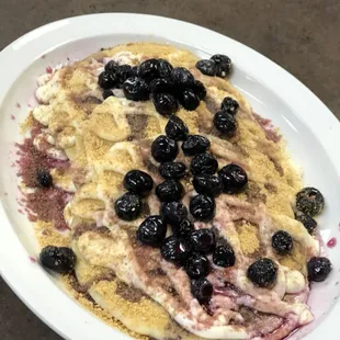 Blueberry Cheesecake Pancakes