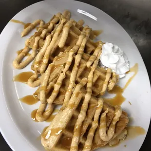 Pumpkin Cheesecake Waffle