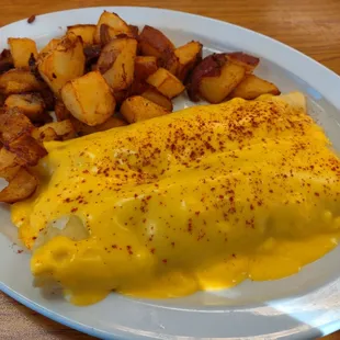 Crepes Benedict w/Homefries