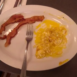 Egg over medium (I mashed it up)