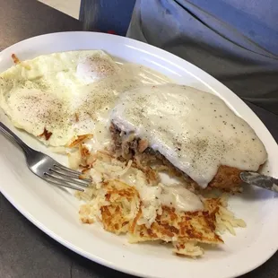 Chic fried Chicken Fried Steak