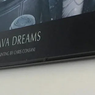 If you look below the &quot;s&quot; in dreams, just a little to the right its on the edge of the frame. Terrible photo, I was rushing.