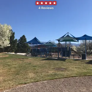 Great views from the playground.