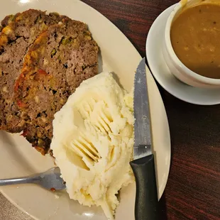 Meat Loaf - mashed potatoes