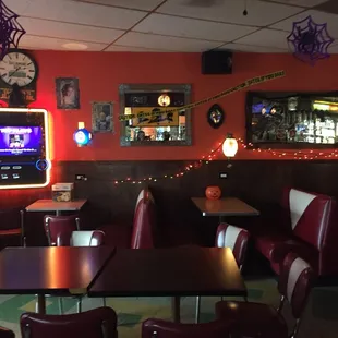 the interior of a restaurant