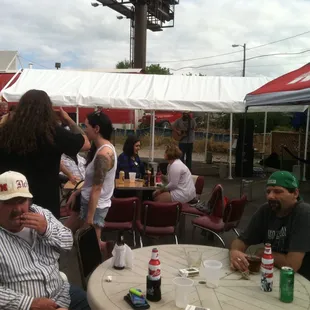 UTW fest- a great time!  Smoked meats and great peeps