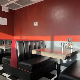 interior, pizza