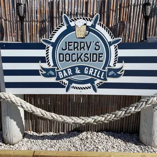The signage in front sets the feel for this awesome little bar &amp; grill.