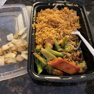 Chicken and Chicken with Broccoli