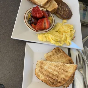 Sausage and eggs