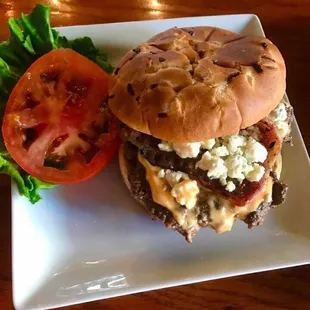 Buffalo Blue Bacon Burger
