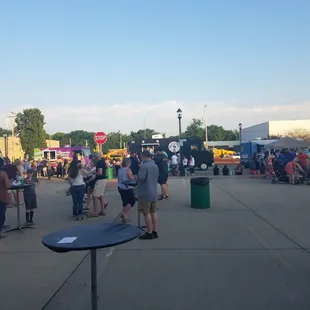 Food Truck Frenzy going on now til 10.  Band just started