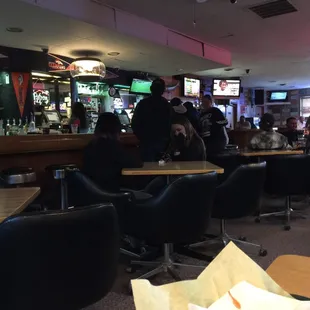 How many bars do you know that show both soccer and NASCAR?  That's a combo!