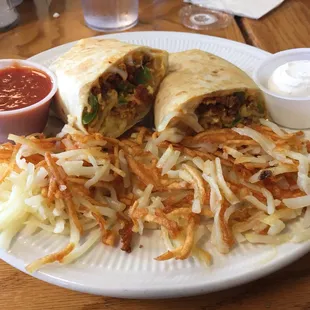Breakfast burrito.