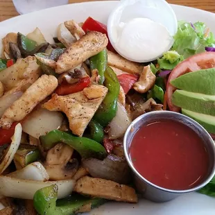 Chicken fajitas