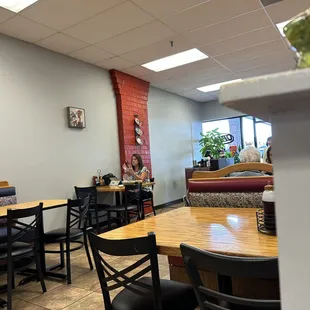 A view towards the front.