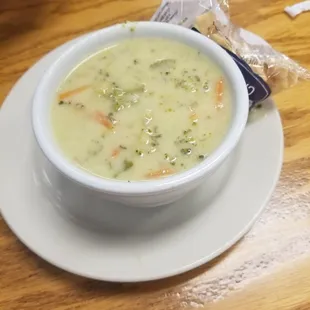 Cream of broccoli soup
