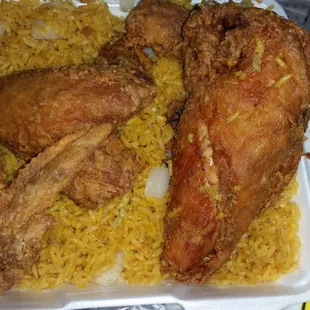 3 piece and fried rice special...best fried chicken from a carryout in this area..