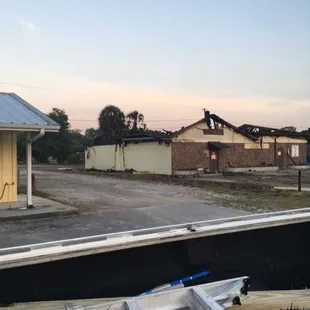 The Crystal Bar burned down yesterday. The walls are all that are left. It was a landmark for 60 years.