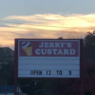 The Sign Of Jerry&apos;s Custard