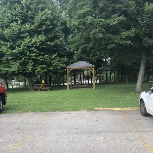 outside