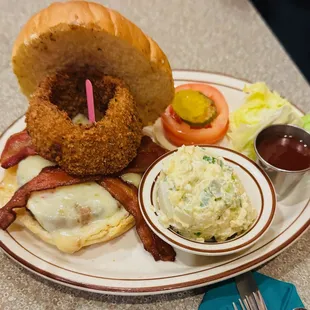 ground in house burger