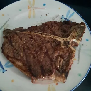 Good steaks.. Grilled over charcoal of course