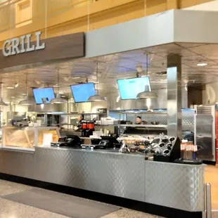 the inside of the store