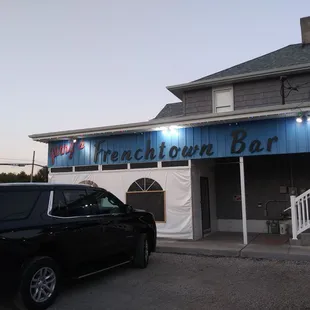 Front (West Side) from Parking Lot.