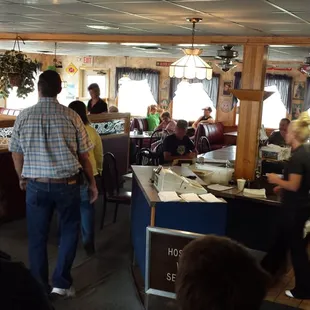 diners and dining area