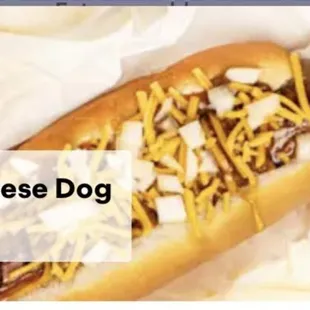 Advertised Cheese Dog