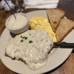 Chicken fried steak was okay. Everything else there has been amazing!
